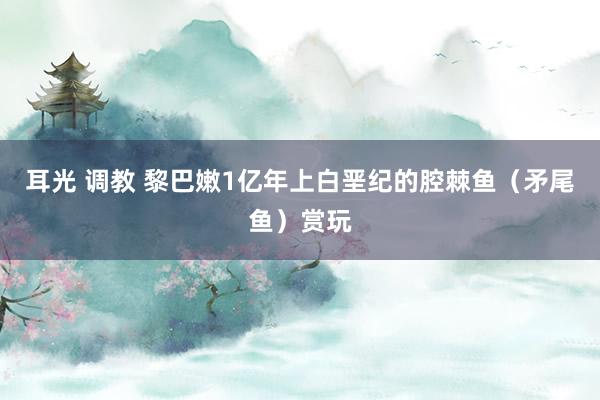 耳光 调教 黎巴嫩1亿年上白垩纪的腔棘鱼（矛尾鱼）赏玩